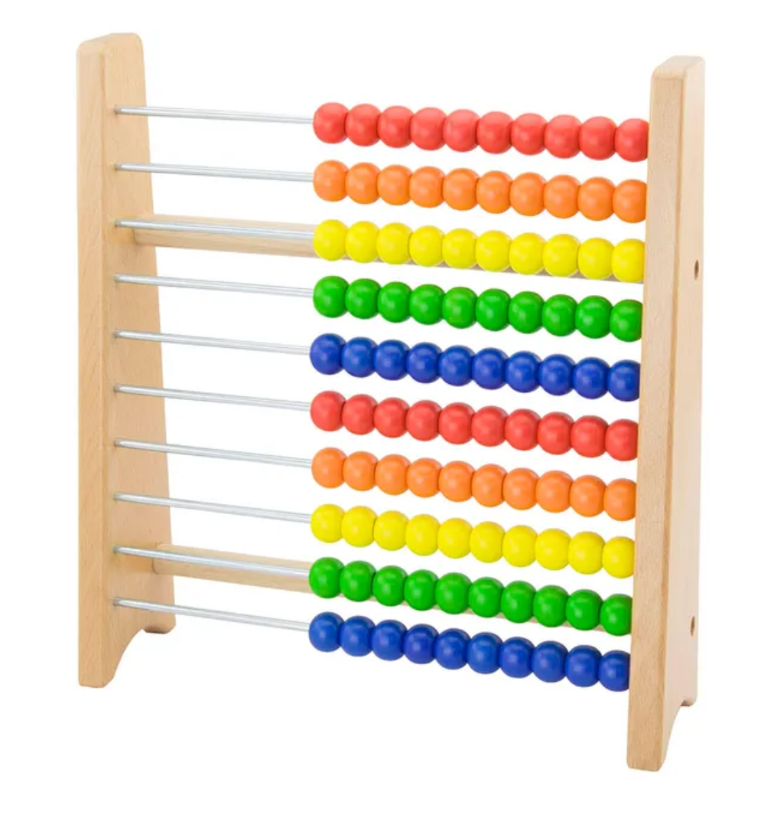 عداد خشبي تعليمي للأطفال لتعلم العد والأرقام